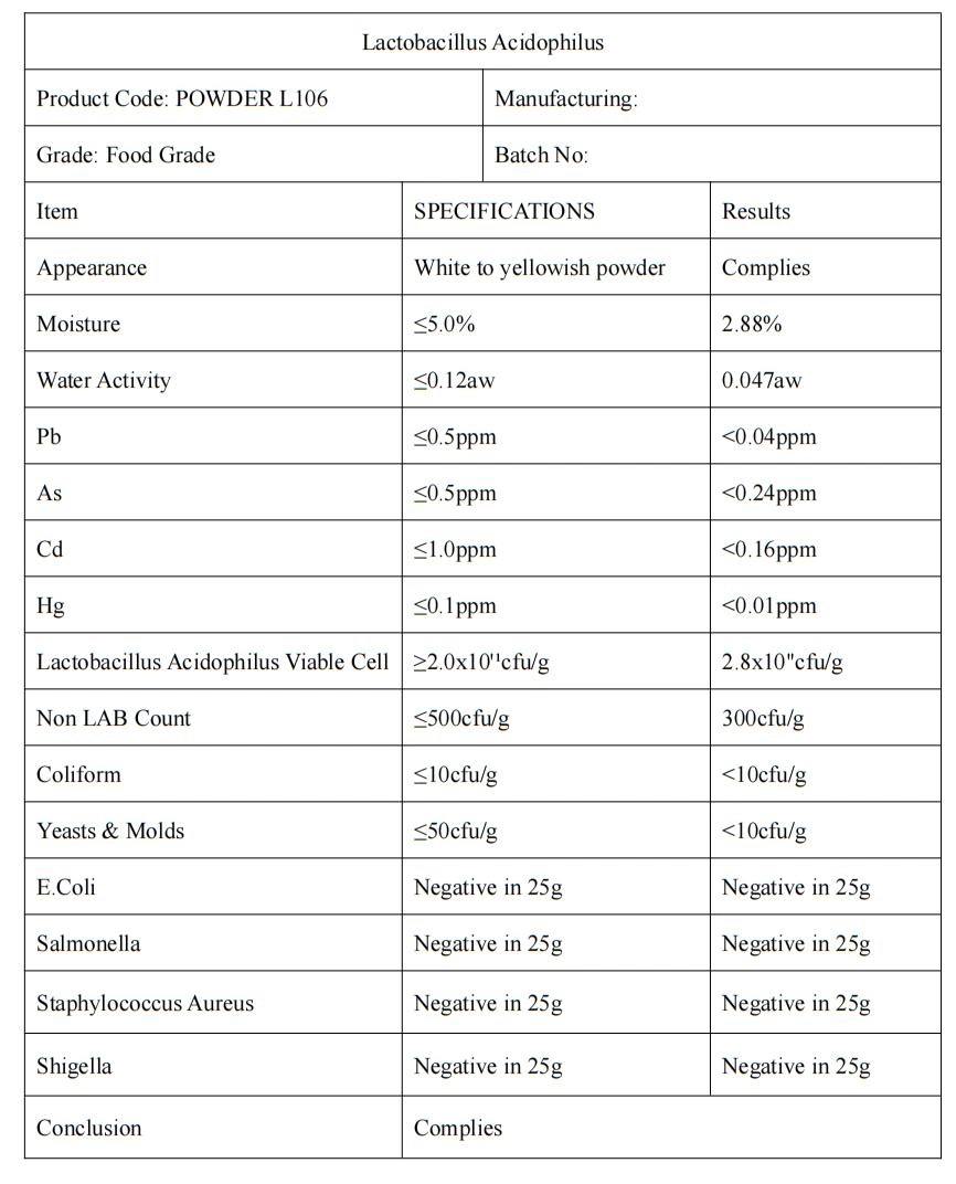 Yogurt Additive Natural Fermentation Live Lactobacillus Probiotics